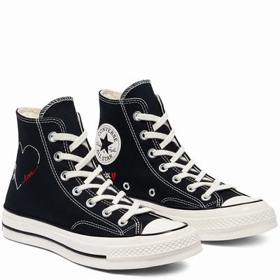 Férfi Converse Love Thread Chuck 70 Magasszárú Cipő CO7634108 Fekete